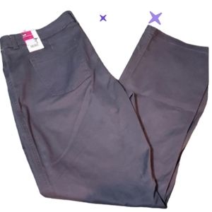 New charcoal grey 16 Lee straight stretch pant/ jeans